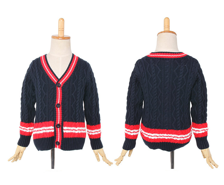 Knitted Kids Pullover Sweater Girls School Model Sweater