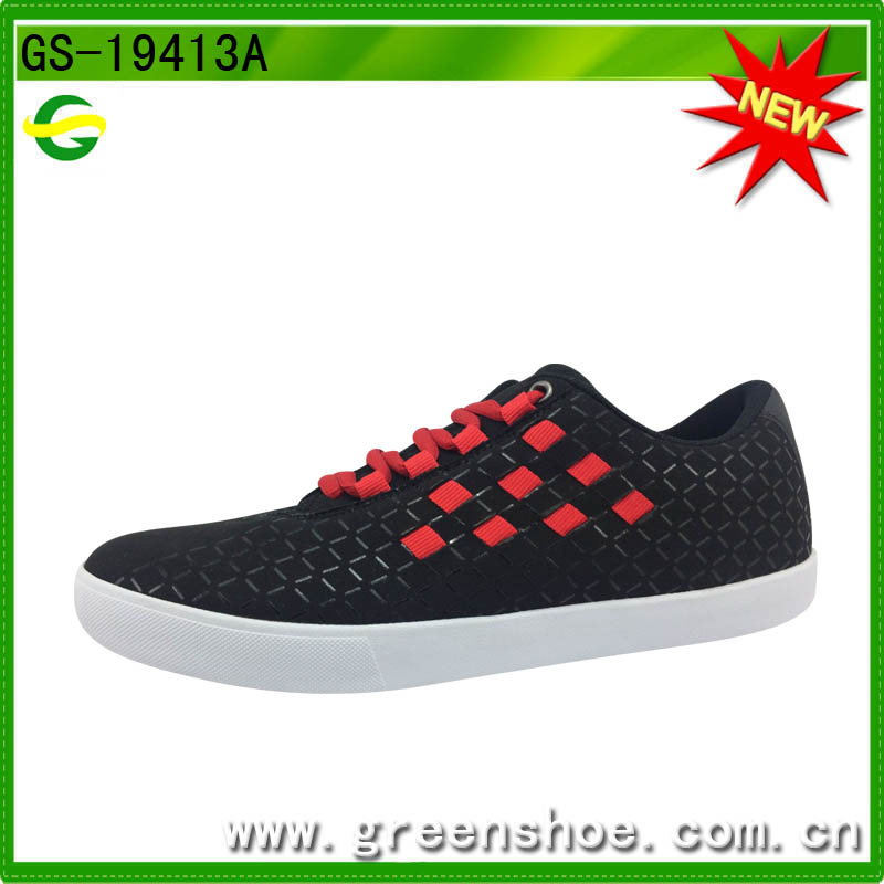 Greenshoes Best Selling Man Dress Casual Shoe Flat Sneaker Footwear (GS-19413)