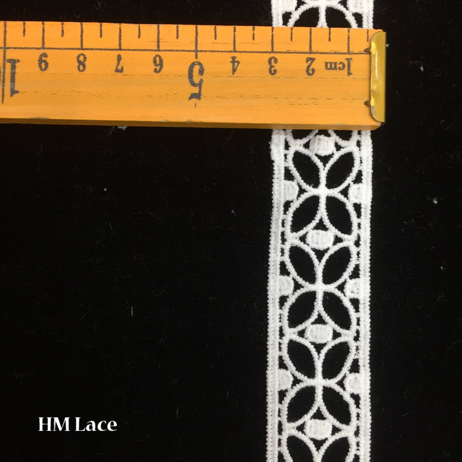 3cm Floral Embroidery Lace Trim for Dress Voile Lace Accessories for Wedding Veil Lace Border for Bridal Hair Hmhb945