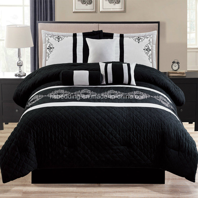 Micro Suede Adults 7PCS Wholesale Bedding Set