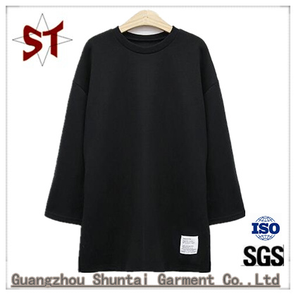 Print Hoodies Pure Color with Pullover