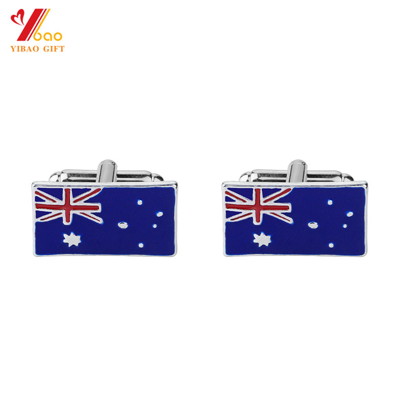 Business Cooper/Brass Soft Enamel Cufflink for Businss Gift (YB-r-001)