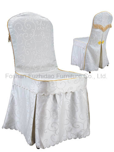 Hot Sales Waves Polyester Chiavari Chair Cover for Wedding