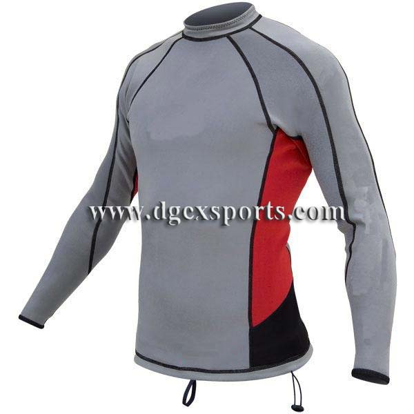 High Elastic Lycra Rash Guard for Man