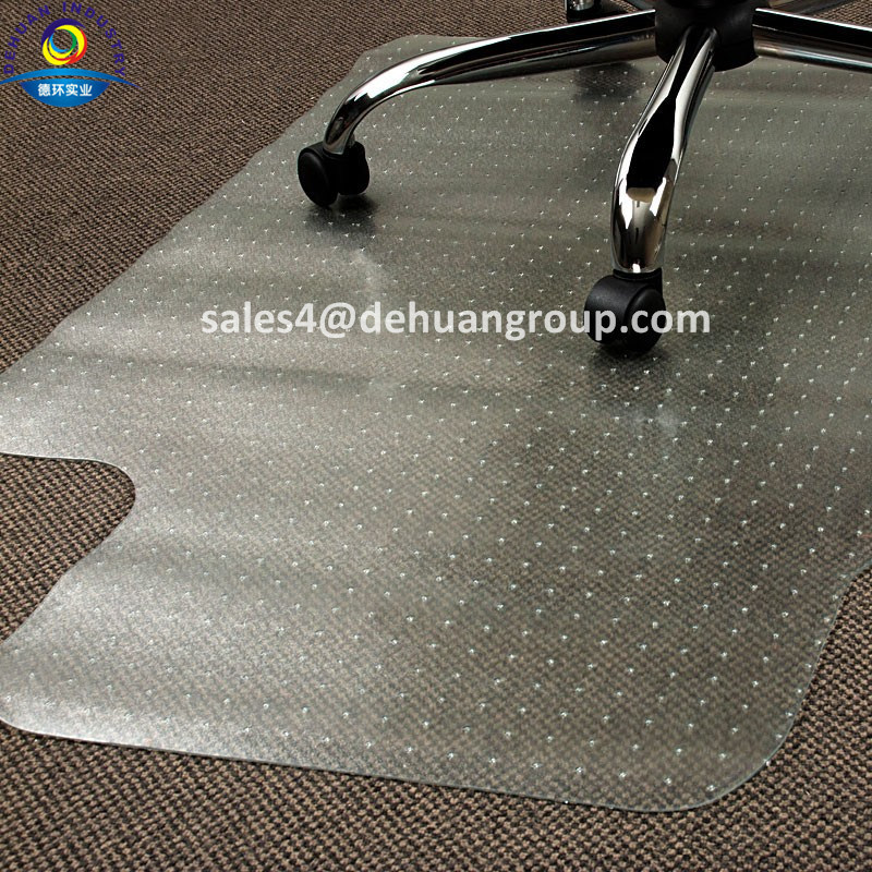 T Shape Chair Mat with Stud for Carpet Protector