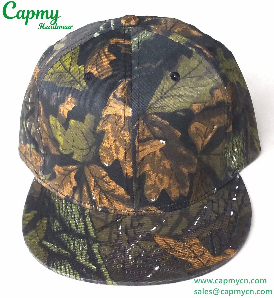 Printing Pattern Snapback Cap Big Size Hat