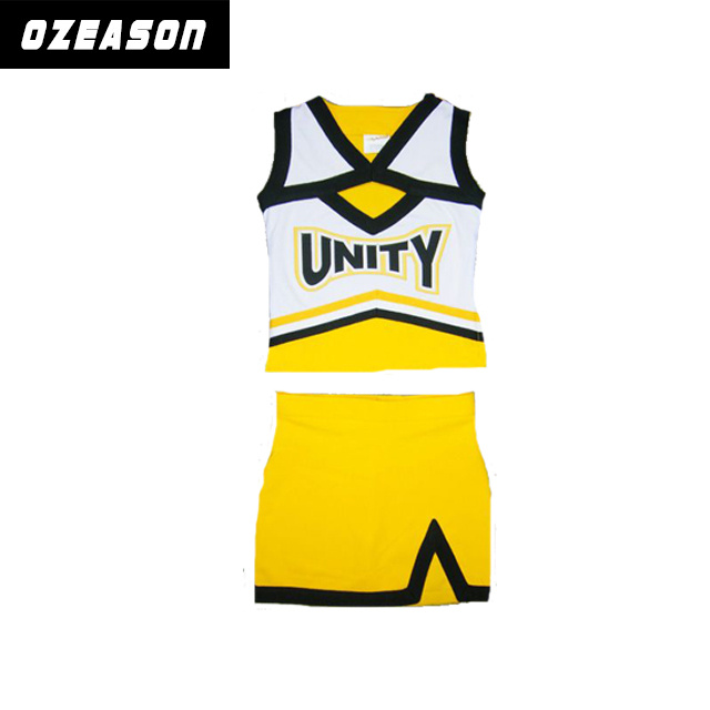 Ozeason Fancy Yellow Cheerleaders Dress