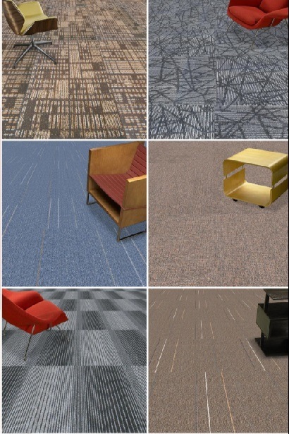 PP Commercial Carpet Tile with Bitumen Backing