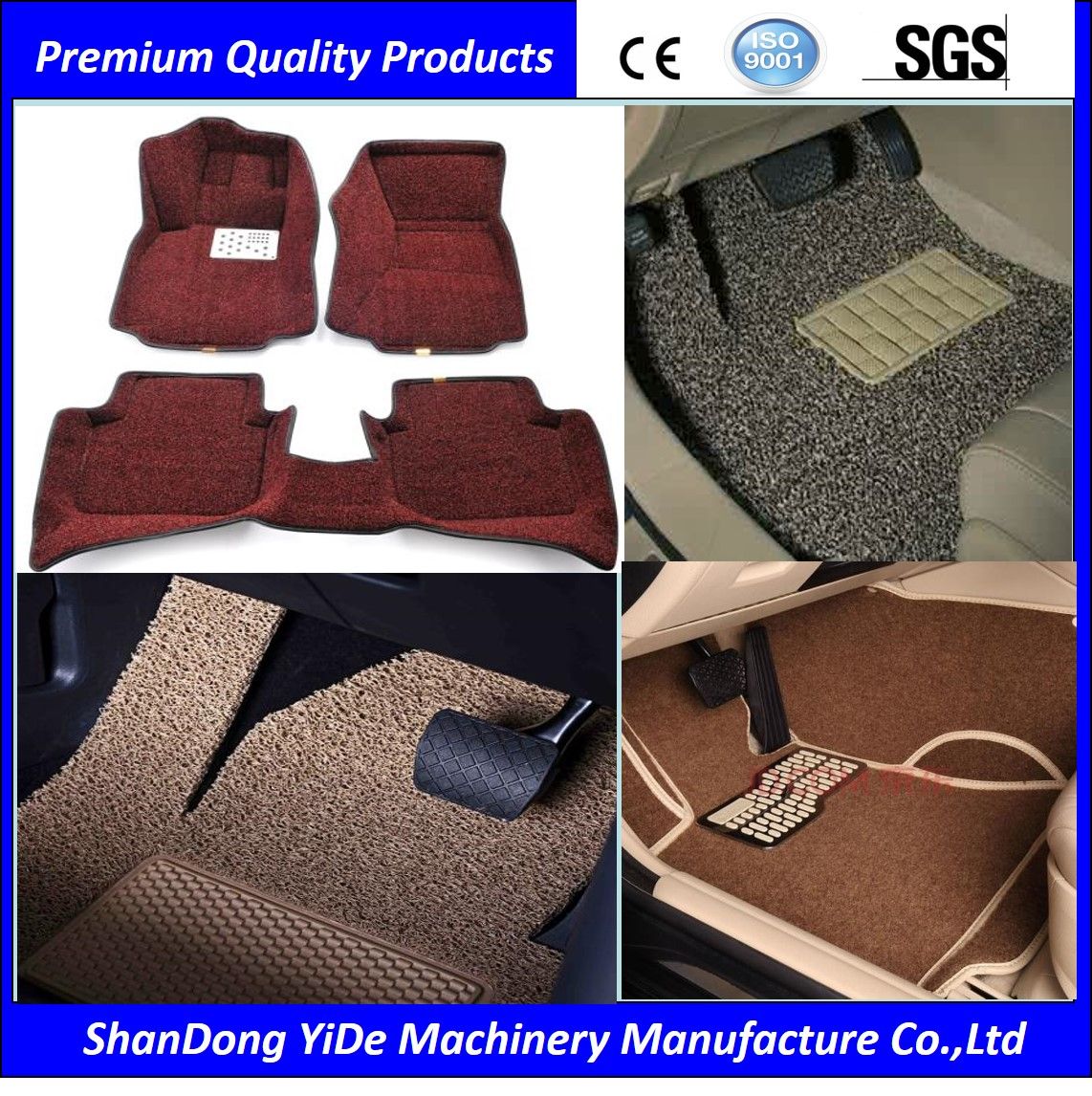 PVC Double Color Sprayed Coil Floor and Car Carpet