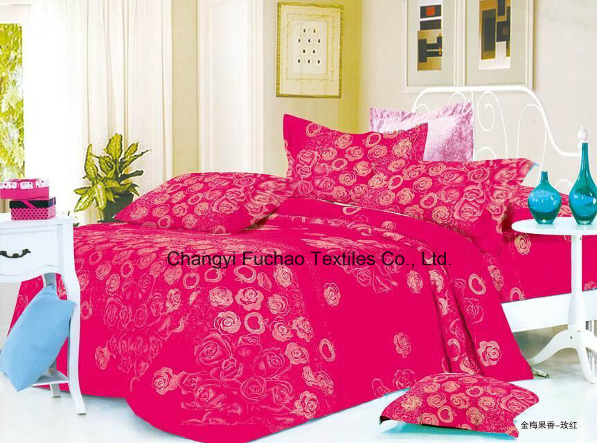 New Design Hotel Bedding Set Poly Bedding Sets Bed Sheet