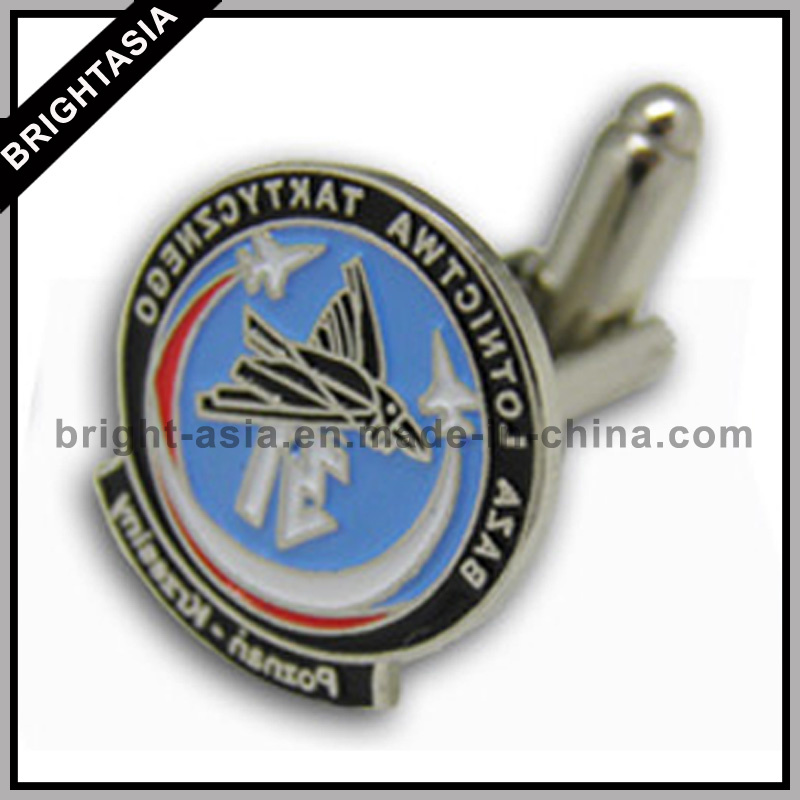 Enamel Metal Cufflink for Men's Gift (BYH-10236)