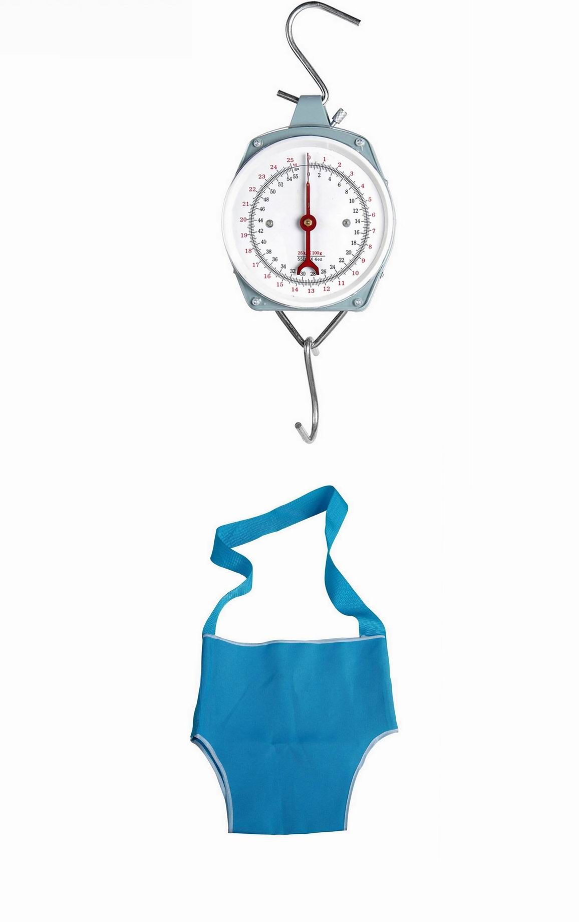 Mechanical Infant Scale with Baby Bag