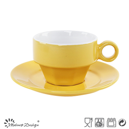 Shinning Glazing Color Cup&Saucer