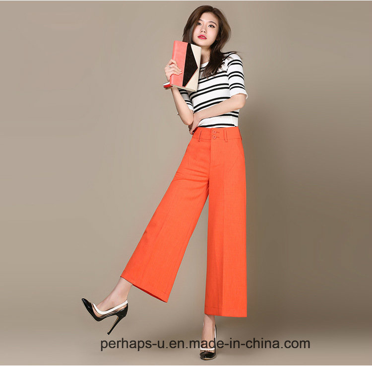 New Design Womens Palazzo Pants with Custom Logo