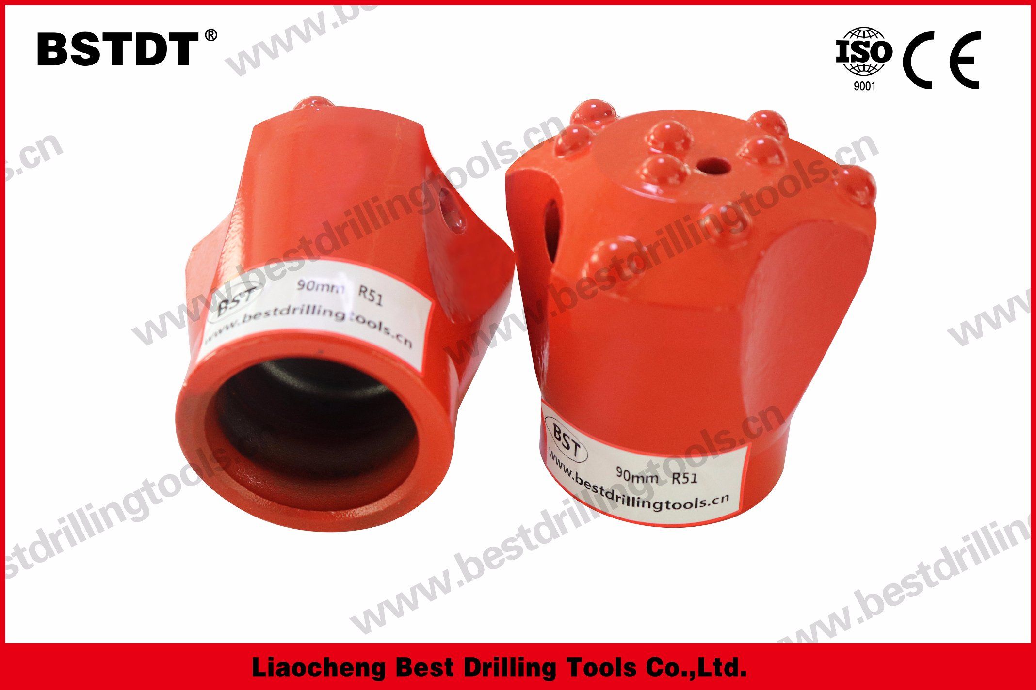 Button Bits for Bolting 90mm-R51, 1 3/4