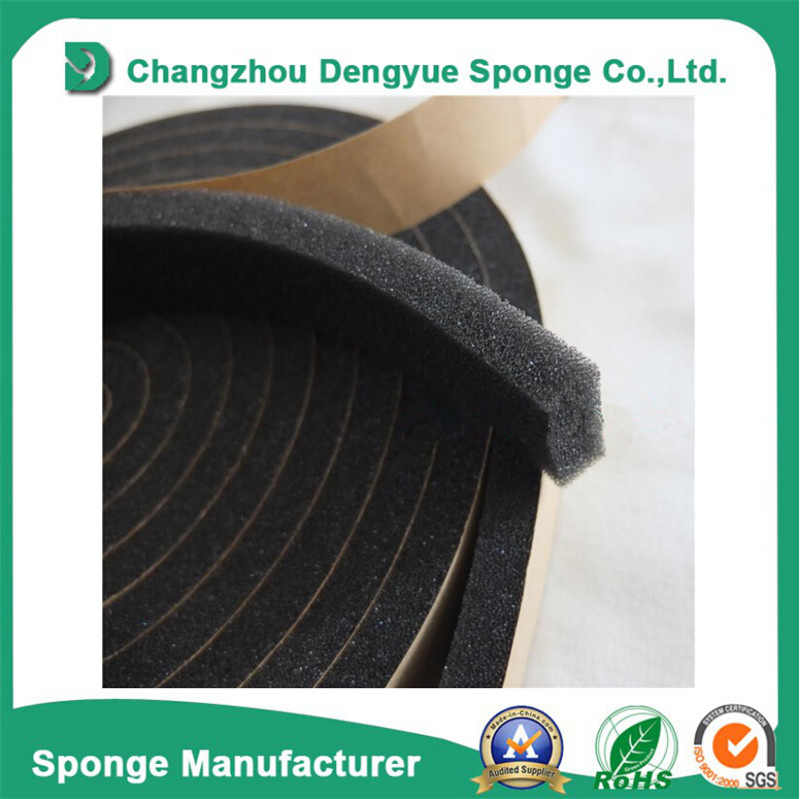 Black Adhesive Rainproof Seal Foam Tape