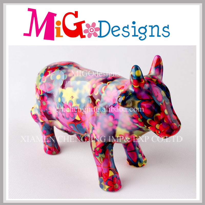 Adorable Animal Ceramic Coin Box with Color-Printing