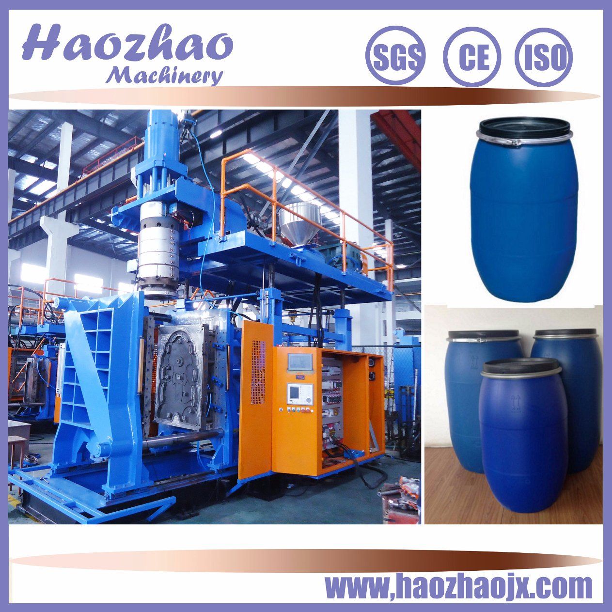 Automatic Blow Moulding Machine for PE Container/Drum