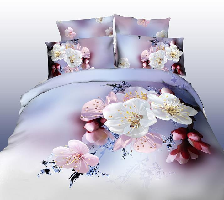 2016 Hot Sale 3D Reactive Printing Cotton Bedding Sets