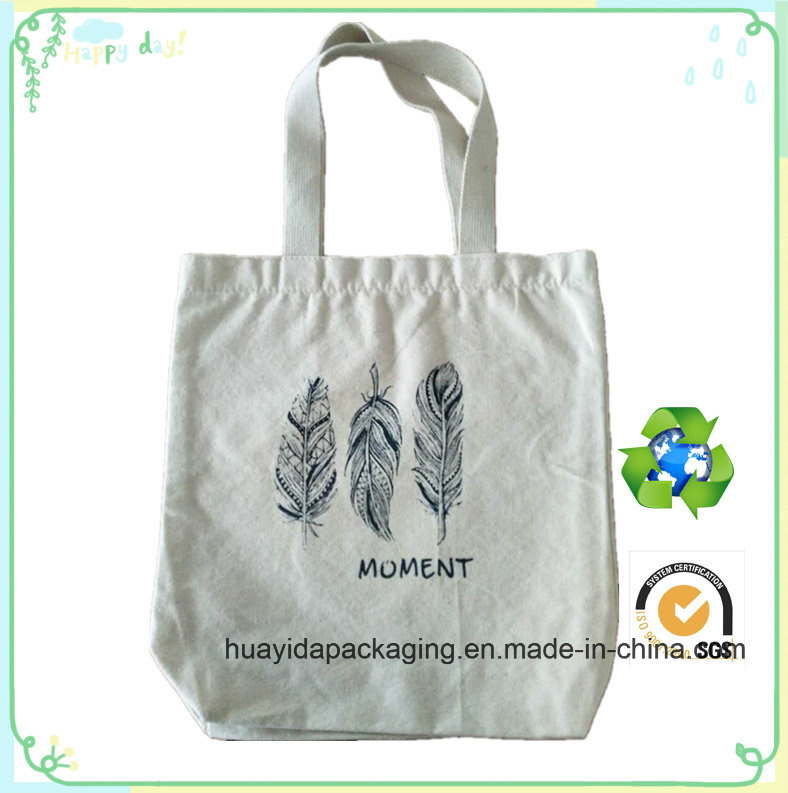 Promotional Logo Printed Custom Canvas Cotton Tote Bag