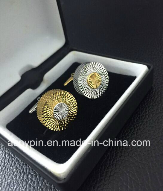 Silver and Gold Plating Best Brass Cufflinks Set