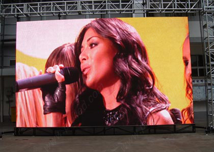 Outdoor Full Color P37.5 LED Curtain with High Lighting Transmitting