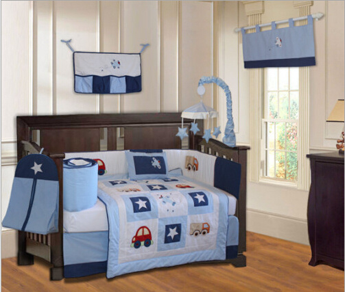 Pretty Home Textile Colorful Soft Handmade Baby Bedding Set