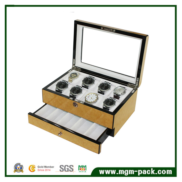 Compartment Storage Multi Wooden Watch Box