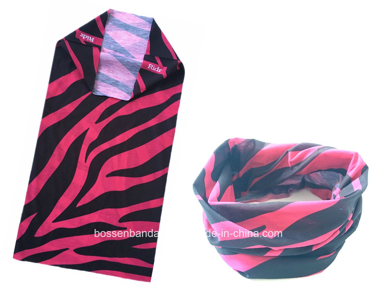 China Factory Produce Custom 25*50cm Polyester Microfiber Neck Tubular Scarf