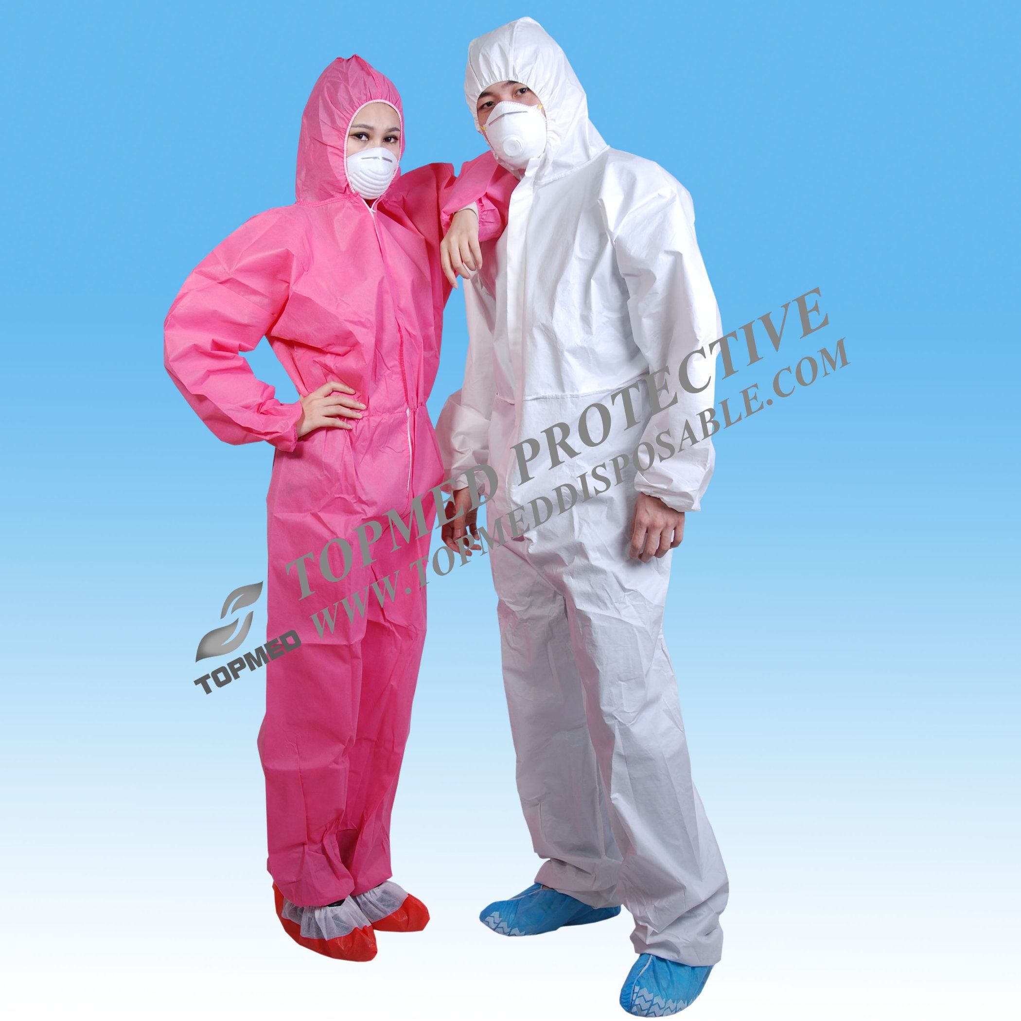 Non-Woven Disposable Coverall Workwear with/Without Hood