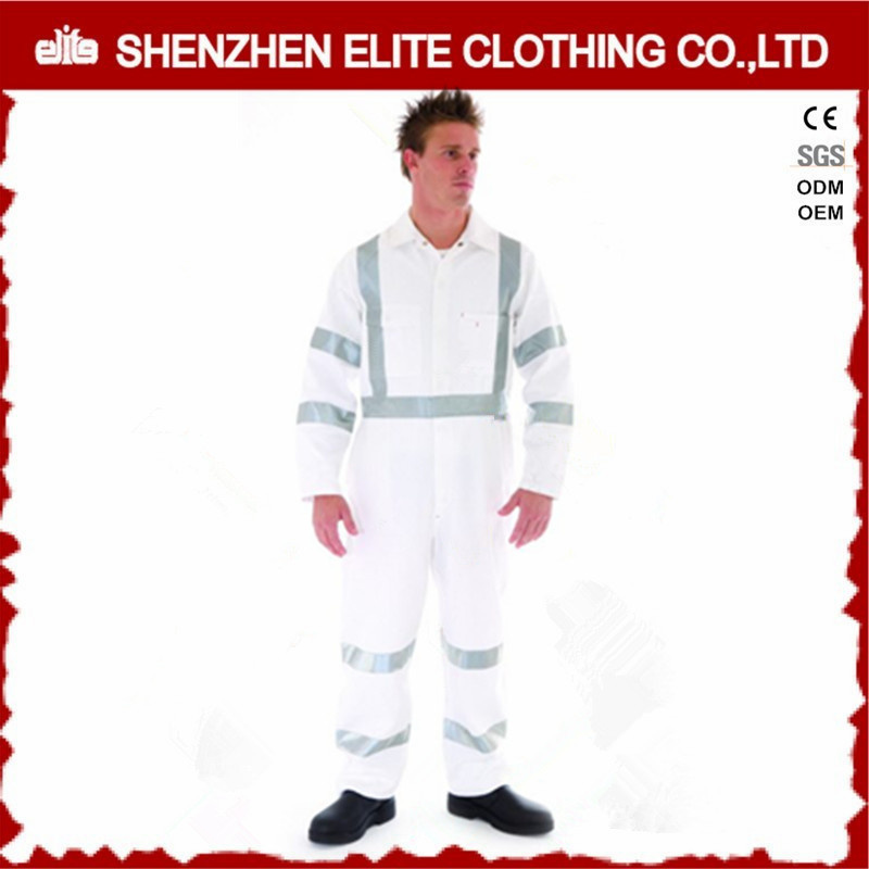 Custom Hospital White Reflective Safety Cotton Workwear