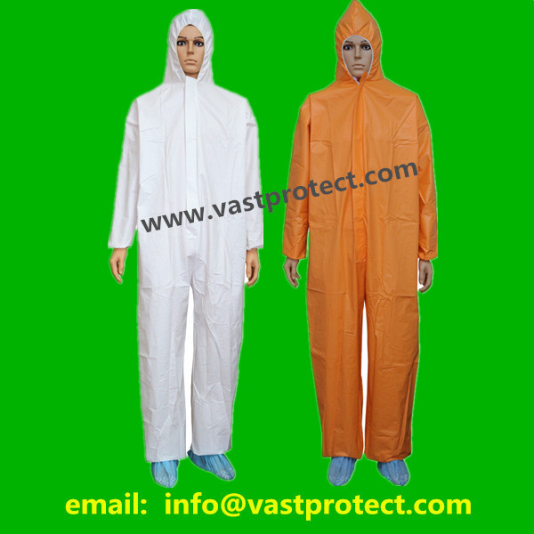 Disposable Safety Tyvek Waterproof Type 5/6 Microporous Coverall