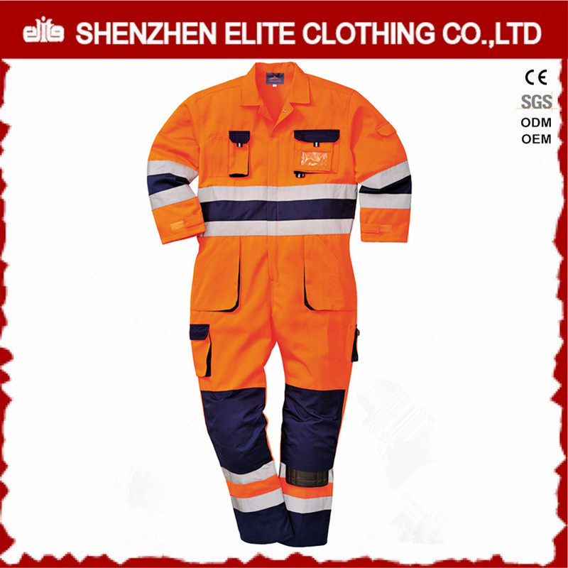 China Wholesale Custom Cotton Hi Vis Safety Workwear (ELTCVJ-101)