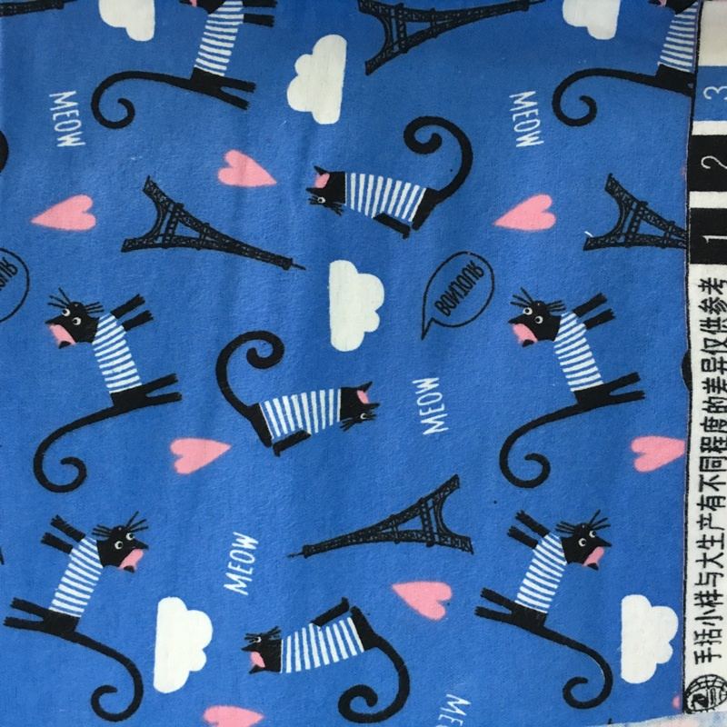 2017winter Fabric 100% Cotton Twill Flannel Printed Fabric for Ladies and Men's Pajamas and Sleepwear