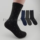 Single Cylinder Men's Comfortable Crew Sports Business Little DOT Socks