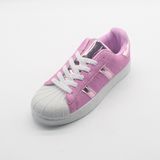 Fashion Shiny PU Women Lace up Leisure Shoes