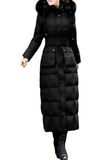 Xiaolv88 Women's Slim Duck Down Snow Winter Warm Long Down Coat