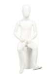 Bright White Sitting Kids Mannequin