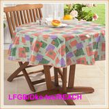 Printed PVC Tablecloth LFGB Grade/Okotex-100