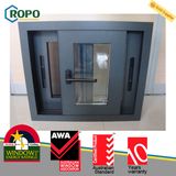 Aluminum Double Glazing Sliding Window with Mosquito Net