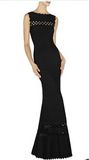 High End 5XL Ladys Floor Length Lady Dress