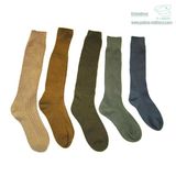 Green Army Navy White Military Socks (CB30604)