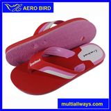 Hot African PE Slippers with Special Strap Design (T038-Red)