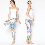 Women's Print Sport Pants Yoga Tights fitness Legging