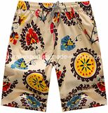 Oeko-Tex Full Waist Polyester Patterned Men Board Short Swimwear