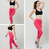 Wholesale High Waist Candy Colours Women Fashion Stretch Yoga Sports Leggings