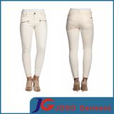 Zipper Coin Front Pock White Slim Chino Apparel (JC1399)