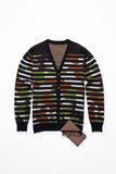 Fall&Winter Long Sleeve V Neck Knitting Men Cardigan