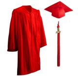 Shiny Gold Graduation Cap Gown for Kindergarten