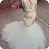 2018 New Design Vintage Popular Mermaid Wedding Dress